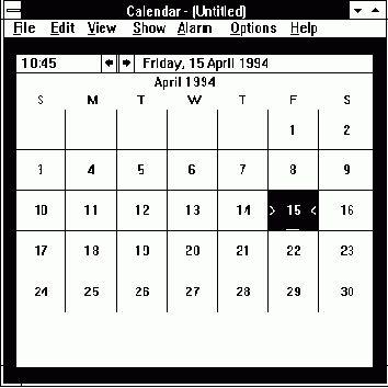    Calendar